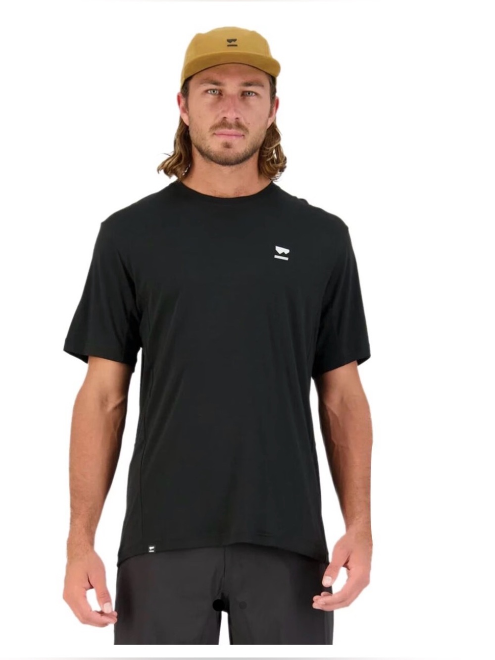 Mons Royale Tarn Freeride Raglan 3/4 Jersey Tee Black , size M